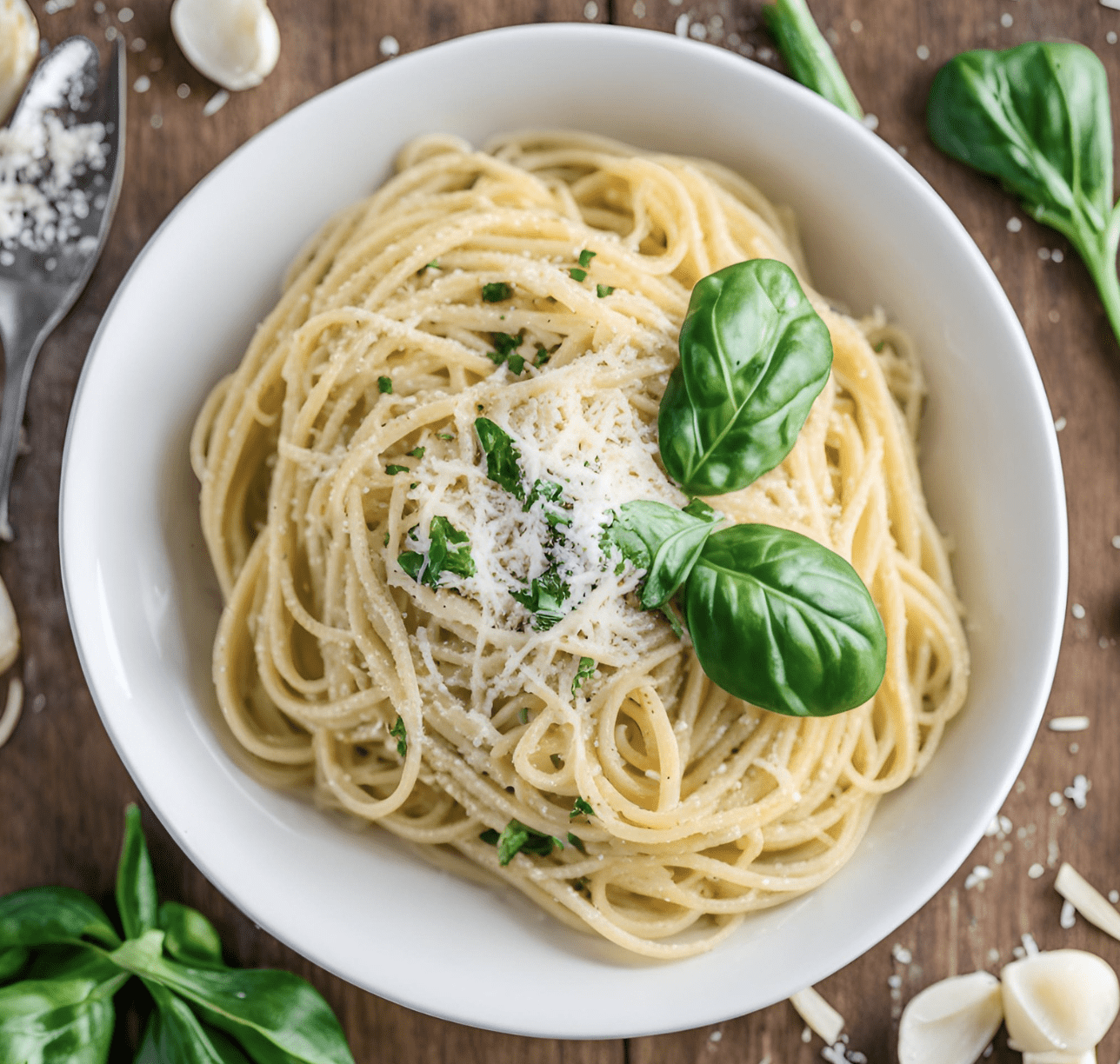 Quick and Easy Garlic Parmesan Pasta Recipe